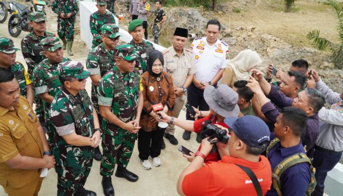 Wabup Tiorita Sambut Tim Wasev TMMD, Pastikan Pembangunan Desa di Langkat Tepat Sasaran