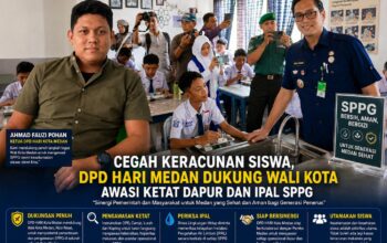 Cegah Keracunan Siswa, DPD HARI Medan Dukung Wali Kota Medan Awasi Ketat Dapur dan IPAL SPPG