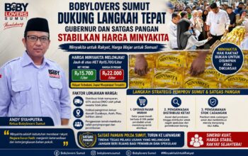 Bobylovers Sumut Dukung Langkah Tepat Gubernur dan Satgas Pangan Stabilkan Harga Minyakita