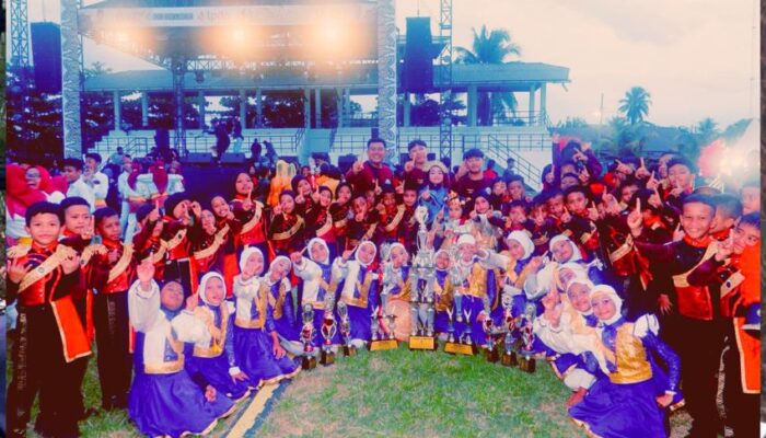 Disaksikan Sultan Deli dan Sultan Serdang, Marching Band MIS Al-Husna Raih Juara Umum I di Festival Bumi Serampang XII
