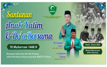Sambut 10 Muharram, PW HIMMAH Sumut Gelar Doa Bersama dan Santunan Anak Yatim