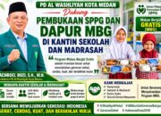 PD Al Washliyah Kota Medan Dukung Pembukaan SPPG dan Dapur MBG di Kantin Sekolah dan Madrasah