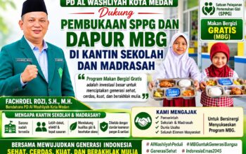 PD Al Washliyah Kota Medan Dukung Pembukaan SPPG dan Dapur MBG di Kantin Sekolah dan Madrasah