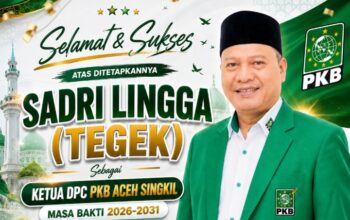 Sadri Lingga Nahkodai PKB Aceh Singkil, Targetkan Kursi Pimpinan DPRK Kedepan