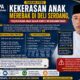 Alarm Darurat Kekerasan Anak di Deli Serdang: Kasus Beruntun Ungkap Rapuhnya Sistem Perlindungan