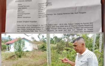 Parman Harianja Selaku Ahli Waris Laporkan Dugaan Penguasaan Lahan Warisan ke Polisi