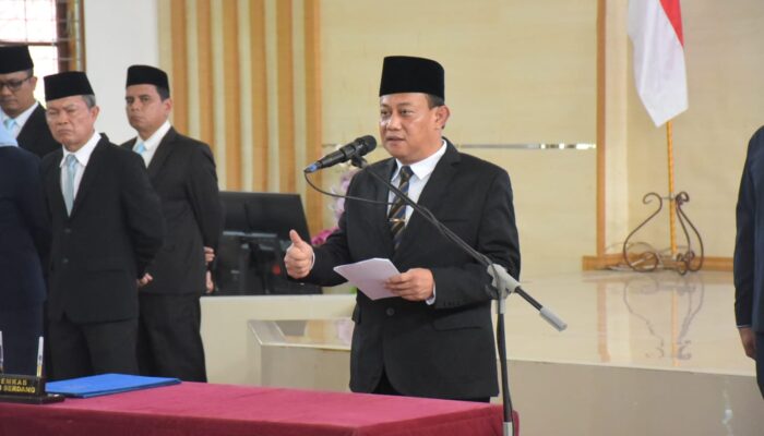 Lantik 18 Pejabat, Sekda Deli Serdang Tegaskan Amanah Jabatan dan Standar Profesionalisme ASN