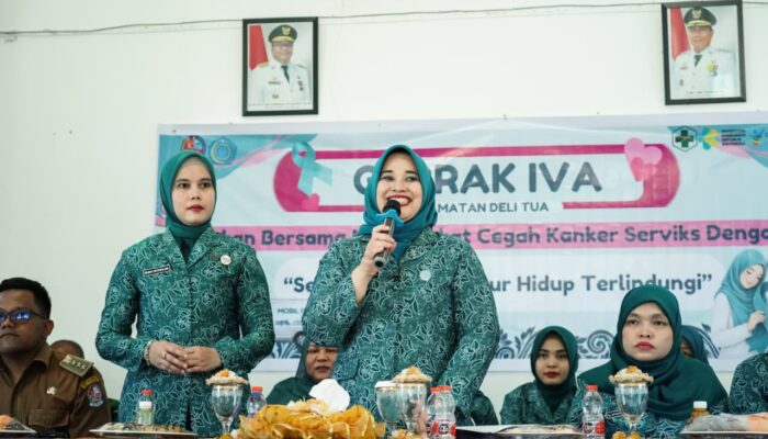 Lindungi Perempuan Sejak Dini, Gebrak IVA Test Jadi Garda Terdepan Cegah Kanker Serviks di Deli Tua