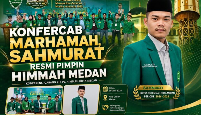 Konfercab Marhamah, Sahmurat Resmi Pimpin HIMMAH Medan