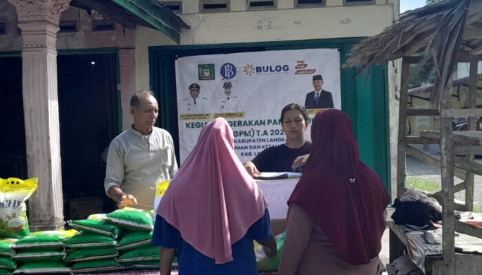 TP PKK Desa Timbang Lawan, Gelar Gerakan Pangan Murah