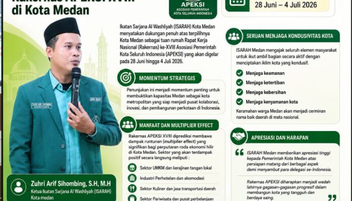 Medan Jadi Tuan Rumah Rakernas APEKSI XVIII, ISARAH Tekankan Momentum Strategis Pertumbuhan Ekonomi