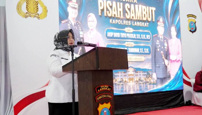 Plt. Bupati Tiorita Perkuat Sinergi Pemkab dan Polres Langkat di Momen Pisah Sambut Kapolres