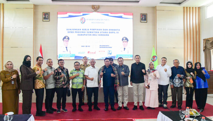 Wabup Deli Serdang Sambut DPRD Sumut, Lom Lom Tegaskan Sinergi Kunci Wujudkan Pembangunan Berkualitas