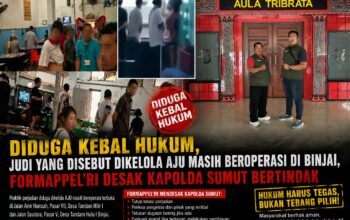 ‎Diduga Kebal Hukum, Judi yang Disebut Dikelola AJU Masih Beroperasi di Binjai, Formappel’RI Desak Kapolda Sumut Bertindak