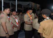 Bermalam Bersama Kontingen Jamdasu XI, Wabup Dorong Pramuka Jadi Generasi Membanggakan Deli Serdang