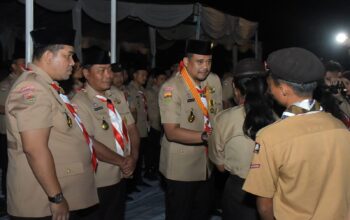 Bermalam Bersama Kontingen Jamdasu XI, Wabup Dorong Pramuka Jadi Generasi Membanggakan Deli Serdang
