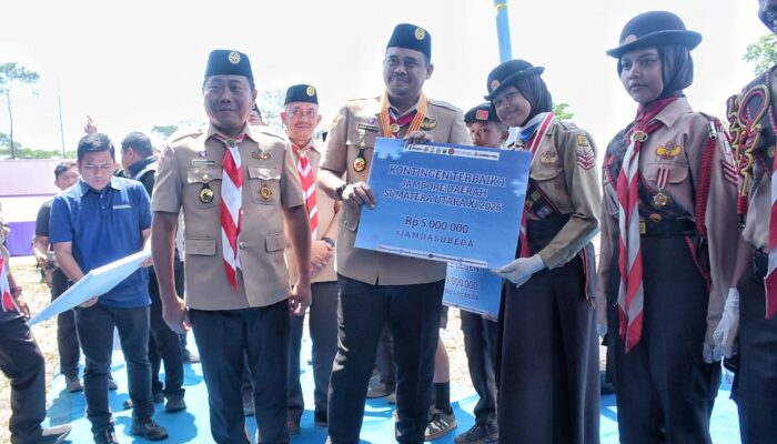 Kwarcab Deli Serdang Raih Predikat Kontingen Terbaik I pada Jamdasu XI Sumut 2026