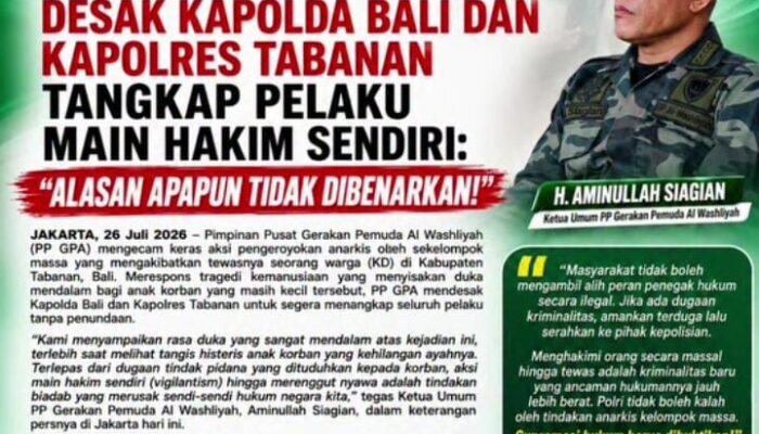 PP GPA Desak Kapolda Bali dan Kapolres Tabanan Usut Tuntas Kasus Main Hakim Sendiri di Baturiti