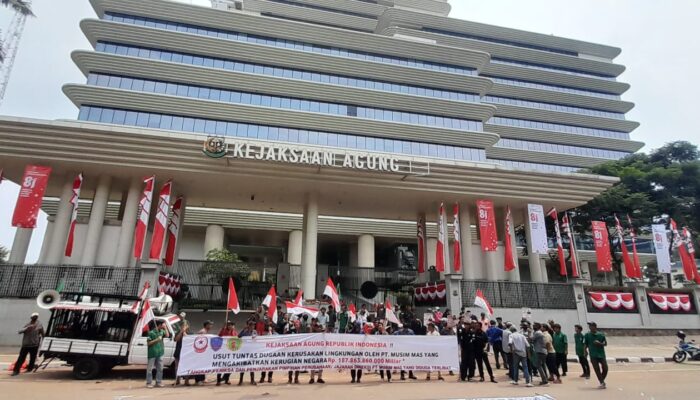 Geruduk Kejagung RI, Koalisi Mahasiswa dan Pemuda Minta Jaksa Agung Ambil Alih Kasus PT Musim Mas