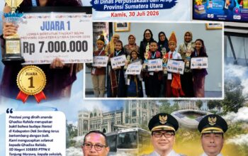 Qhadisa Rahida Harumkan Nama Deli Serdang, Raih Juara I Lomba Bertutur Tingkat Provinsi Sumatera Utara