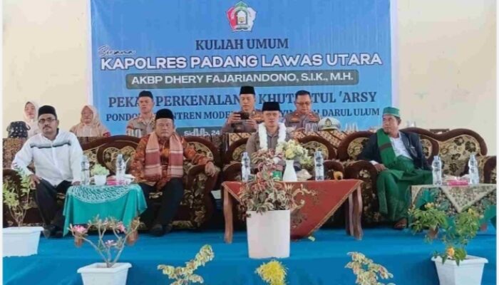 Perkuat Sinergi dan Edukasi Santri, Kapolres Paluta Silaturahmi ke Ponpes Modern PEMADU Sipaho