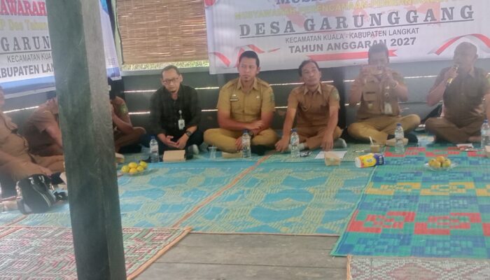 Pembukaan Musrenbang Desa, Warga Desa Garunggang, Mohon Kepada Pemkab Langkat, Perbaikan Infrastruktur di Dusun Mejuah-Juah
