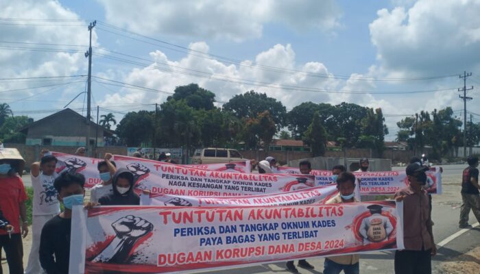 Aliansi Masyarakat Peduli Desa Gelar Aksi Damai, Desak Pengusutan Dugaan Permasalahan Dana Desa di 8 Desa Kecamatan Tebing Tinggi