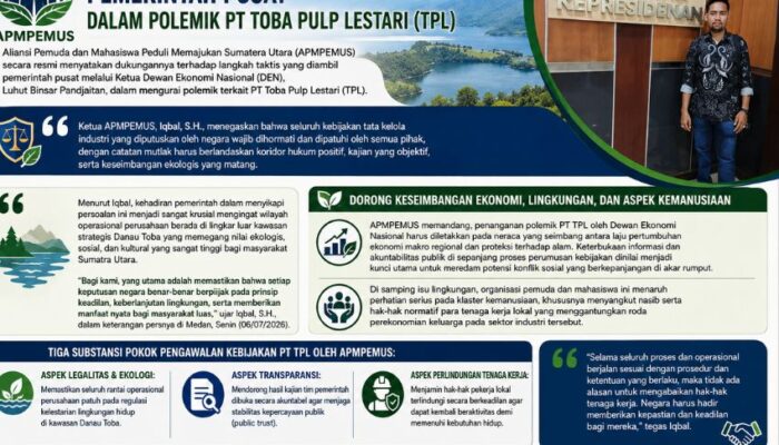Sikapi Isu PT Toba Pulp Lestari, APMPEMUS Dukung Langkah Ketua DEN Luhut Pandjaitan