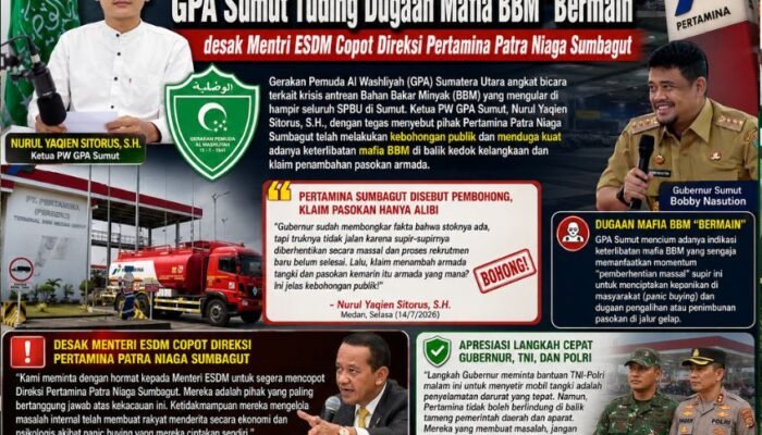 Kedok Kebohongan Pertamina Sumbagut Dibongkar Bobby Nasution, GPA Sumut: Ada Dugaan Mafia BBM Bermain