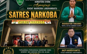 PW HIMMAH Sumut Apresiasi Kasat Narkoba Polres Labuhanbatu Atas Keberhasilan Menangkap Kembali Buron Narkoba Zul Alias Bagong