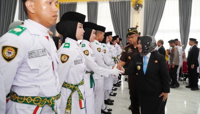 Plt. Bupati Tiorita Tegaskan, Paskibraka Harus Jadi Generasi Pejuang Indonesia Maju