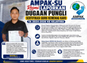 AMPAK-SU Resmi Laporkan Dugaan Pungli Sertifikasi Guru Kemenag Karo TA 2024-2026 ke Kejatisu