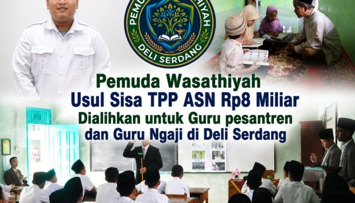 Pemuda Wasathiyah Deli Serdang Usul Sisa TPP ASN Kab Deli Serdang Rp8 Miliar Dialihkan untuk Guru Pesantren dan Guru Ngaji