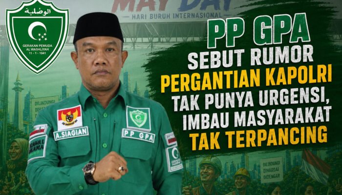Sikapi Isu Pergantian Kapolri, PP GPA Rilis Tiga Pernyataan Sikap Minta Pemuda Jaga Kondusivitas