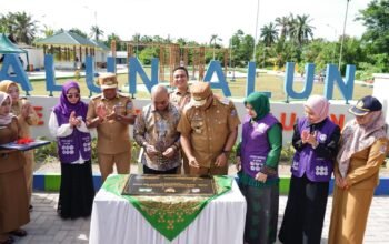 Alun-Alun Percut Sei Tuan Diresmikan, Jadi Ikon Baru di Desa Saentis