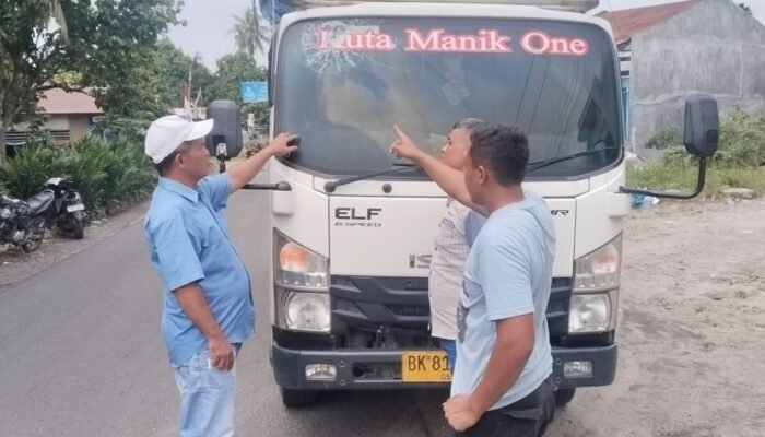 Niat Cari Nafkah, Sopir Truk di STM Hilir Nyaris Kehilangan Nyawa