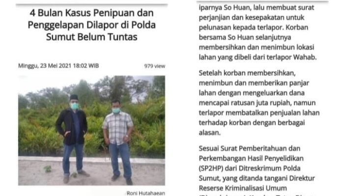 So Huan Ungkap Bukti Nyata Lahan SHM No 74 Sebenarnya Tak Pernah Bermasalah