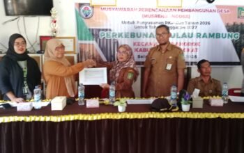 Musrenbang Desa Perkebunan Pulo Rambung Prioritas Pengaspalan Dusun Kwala Nibung dan Dusun Pondok Boyan