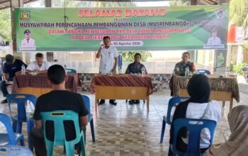 Musrenbang Desa Sebertung Prioritas Pengaspalan Jalan  Dusun V