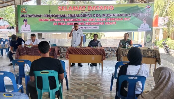 Musrenbang Desa Sebertung Prioritas Pengaspalan Jalan  Dusun V