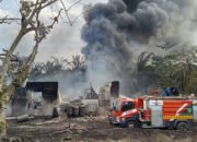 1 Unit Dapur Minyak Mentah Milik Warga Di Langkat Hangus Terbakar