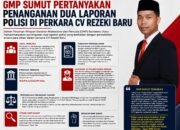 Soroti Kejanggalan Kasus CV Rezeki Baru, GMP Sumut Desak Propam Periksa Kanit Reskrim Polsek Medan Kota
