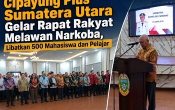 Cipayung Plus Sumut Gelar Rapat Rakyat Melawan Narkoba, Kumpulkan 500 Mahasiswa dan Pelajar