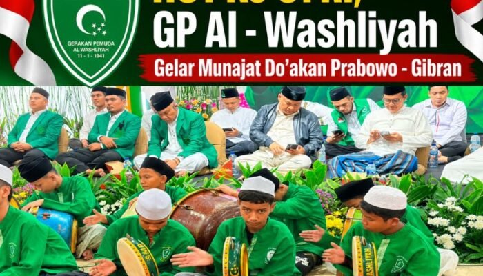 HUT Ke-81 RI, GP Al – Washliyah Gelar Munajat Do’akan Prabowo – Gibran