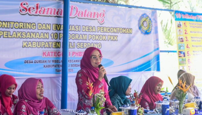 PKK Deli Serdang Monitoring Program Bangga Kencana, Kesehatan dan PHBS di STM Hulu