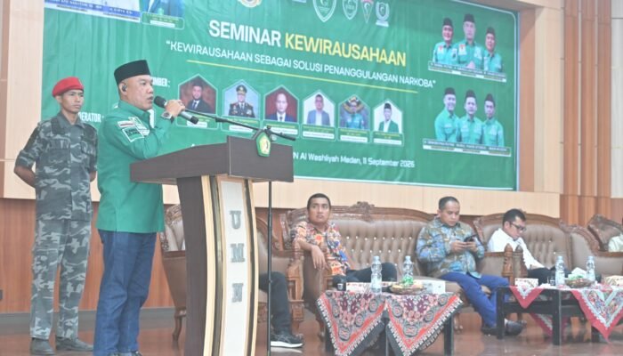 Ketum GP Al Washliyah Apresiasi Langkah PW GP Al Washliyah Sumut Tanggulangi Narkoba Lewat Kewirausahaan
