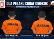 Dua Pelaku Curat Dibekuk Satreskrim Polres Binjai
