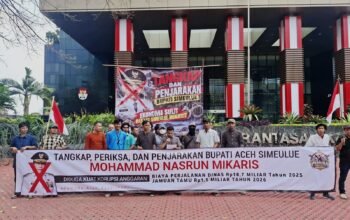 PAR Desak KPK Panggil dan Periksa Bupati Simeulue Terkait Sorotan Anggaran Rp18,7 Miliar dan Jamuan Tamu Rp1,5 Miliar