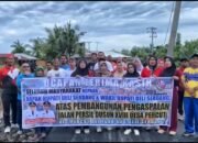 Puluhan Tahun Dinanti, Jalan Persil Dusun XVIII Desa Percut Kini Diaspal