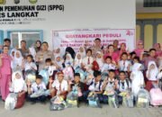 Kapolres Langkat Berikan Bantuan Sosial Anak Yatim Di Sekitar SPPG